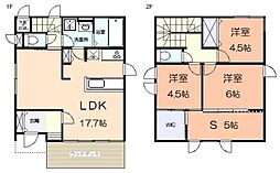 アメニティー野川本町戸建Ａ棟 3SLDKの間取り