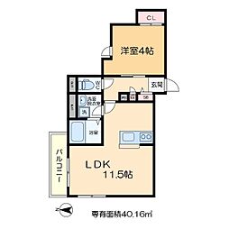 間取図画像 1LDK