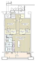 マチュリティ小石川 5階2SLDKの間取り