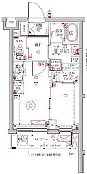 クレイシア・ヴァースクレイシアIDZ中馬込 1DKの間取図画像