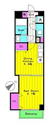 ルマ・マニス 2階1DKの間取り