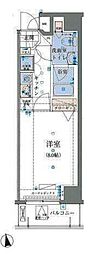 リヴシティ新御徒町 1Kの間取図画像