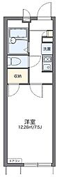 レオパレスsky 1階1Kの間取り