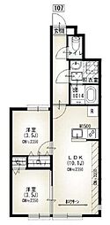 ソルナクレイシア成増 2LDKの間取図画像