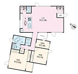 ブルーム表参道 2階2SLDKの間取り