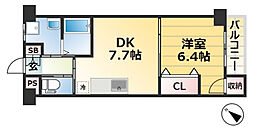夢野アパートメント 1LDKの間取図画像