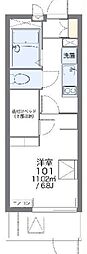 レオパレス八千代 1Kの間取図画像