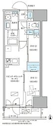 パークアクシス品川天王洲アイル 2LDKの間取図画像