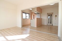 1437コーポ 4階2LDKのリビング/ダイニング