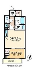 ＳＫナインティ門前仲町 12階1DKの間取り