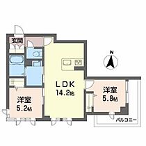 クラージュ銀杏町 201 ｜ 宮城県仙台市宮城野区銀杏町19-10（賃貸マンション2LDK・2階・55.78㎡） その2