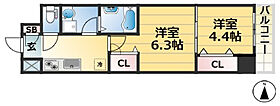 ラパン すみよし  ｜ 兵庫県神戸市東灘区住吉宮町７丁目（賃貸マンション2K・6階・35.44㎡） その2