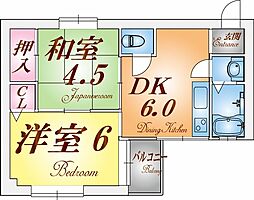 コーポ衣掛 4階