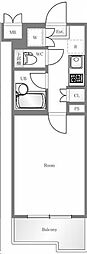 ルーブル荻窪伍番館 1Kの間取図画像