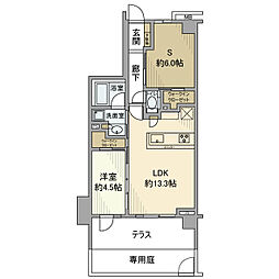 エクセレントシティ志木 1階1SLDKの間取り