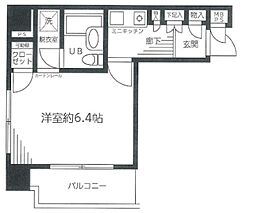 日神パレステージ南池袋第2 3階1Kの間取り