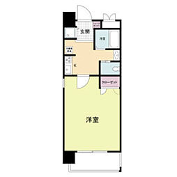 プロスペクト河原町五条 1Kの間取図画像