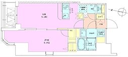 RBM半蔵門レジデンス 1LDKの間取図画像