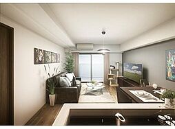 ラグゼナ平井サウス 4階1LDKのリビング/ダイニング