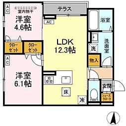 セレスティア柴又V 1階/105