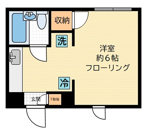 東京都世田谷区新町２丁目(賃貸アパート1K・2階・19.87㎡)の写真 その2