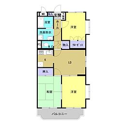 間取図画像 3LDK