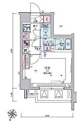 LIVCITY西川口参番館 1Kの間取図画像