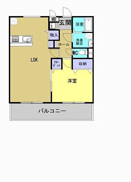 サンモールＩＩ 202｜香川県高松市林町(賃貸マンション1LDK・2階・54.15㎡)の写真 その2