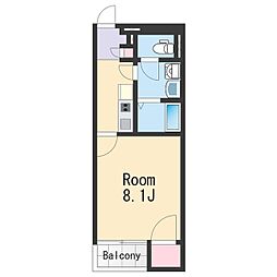 レオネクストクレーン 1階1Kの間取り