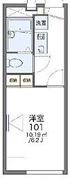 レオパレス一番町 1Kの間取図画像