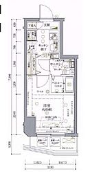 クレヴィスタ池袋-本町 1Kの間取図画像