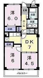 間取図画像 3DK
