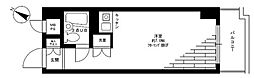 ライオンズマンション千駄ヶ谷第2 ワンルームの間取図画像