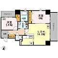Y'sCourt東梅田8階18.5万円