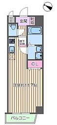 M.Yビル ワンルームの間取図画像