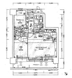 エステムコート堺東ＣｉｔｙＬｉｆｅ 10階2LDKの間取り