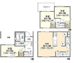 kolet高島平 1階3LDKの間取り