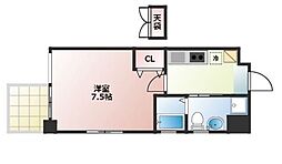 アクアシティ・イーストパーク 1Kの間取図画像