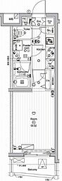 PREMIUMCUBE下北沢 1Kの間取図画像