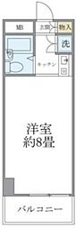 番衆エムエスビル 7階ワンルームの間取り