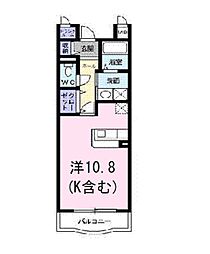 間取図画像 1K