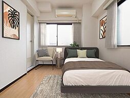 ラ・ルース国立 405 4階ワンルームのリビング/ダイニング