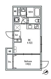 GRAN PASEO目黒青葉台 1LDKの間取図画像