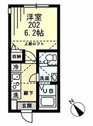 Refine戸塚町 1Kの間取図画像