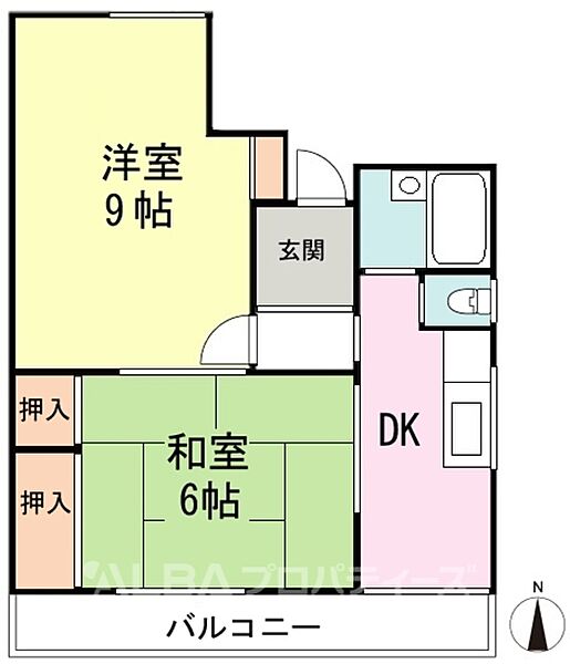 ルーエ森田 301｜東京都板橋区小茂根４丁目(賃貸マンション2DK・3階・40.00㎡)の写真 その2