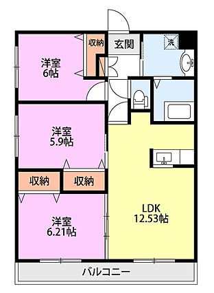 シャンフルール_間取り_0
