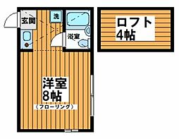 メゾン・ダイゴ ワンルームの間取図画像