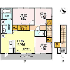 物件の間取り