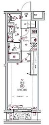 SPコート大森町 1Kの間取図画像