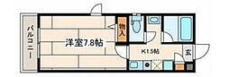 プリマベラ湘南 1Kの間取図画像